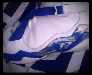 AIR JORDANS  21 BLUE HIGH TOPS